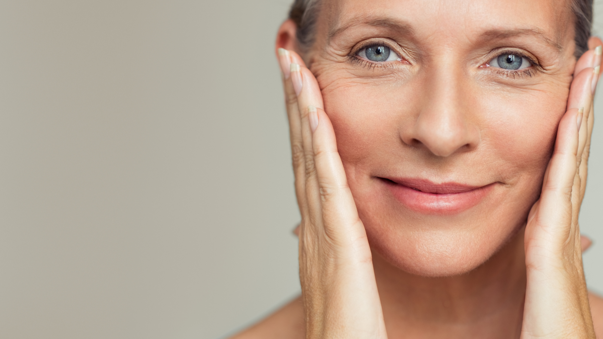 Close up of skin texture and natural facial features, supporting non-surgical cosmetic treatments in Mildura, Victoria.